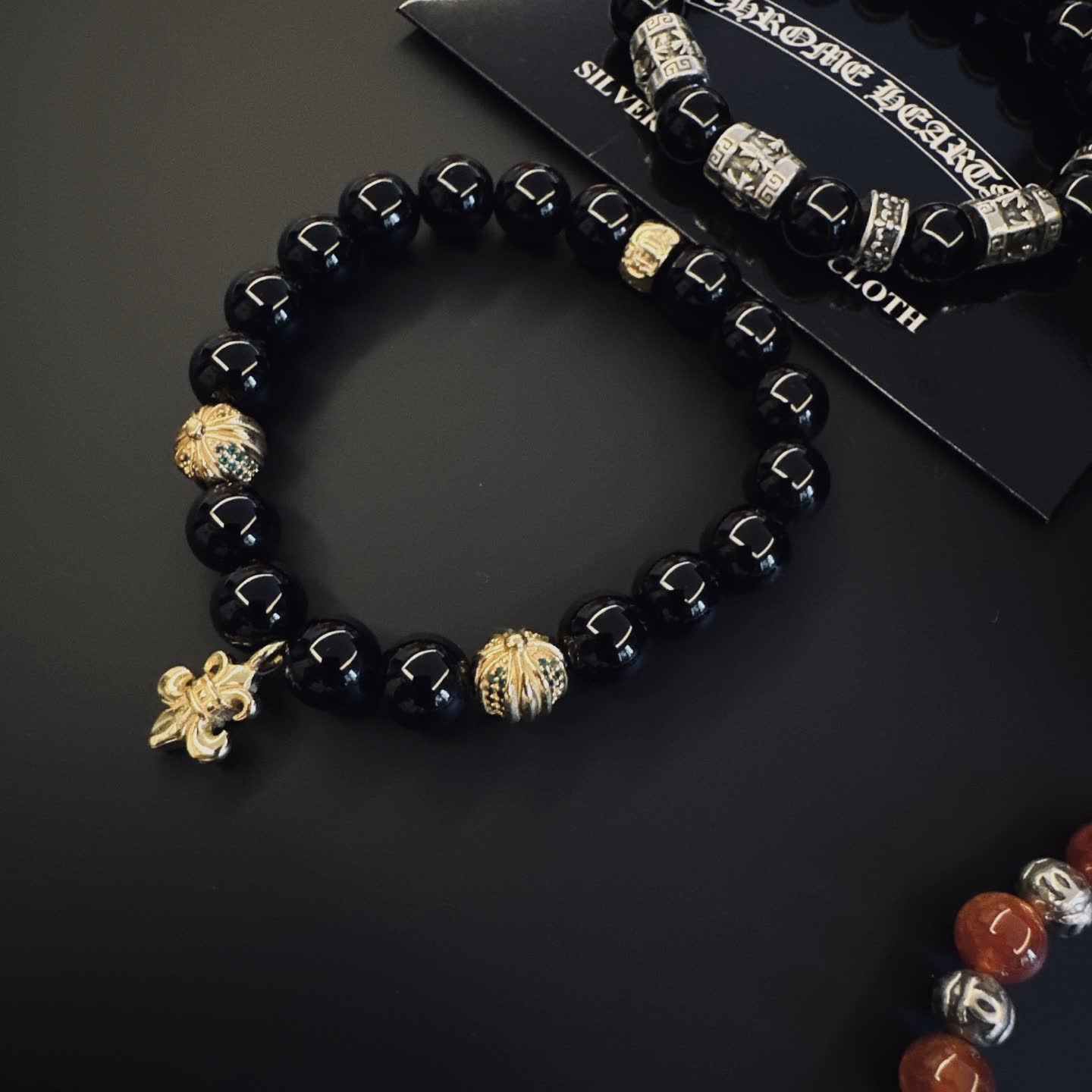 Chrome Hearts Beaded Bracelet Set
